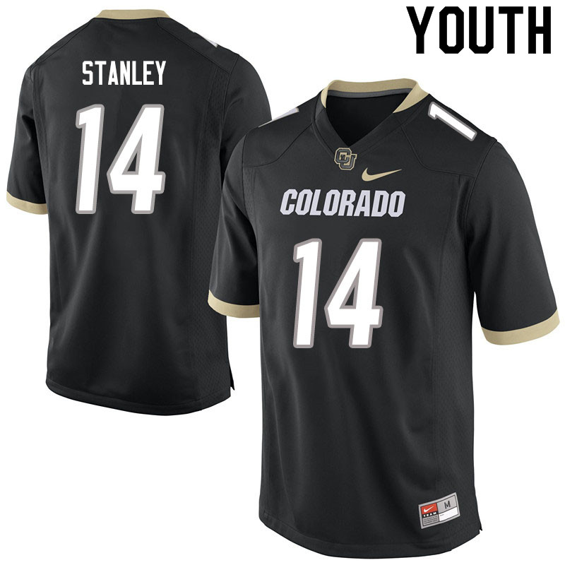 Youth #14 Dimitri Stanley Colorado Buffaloes College Football Jerseys Sale-Black - Click Image to Close